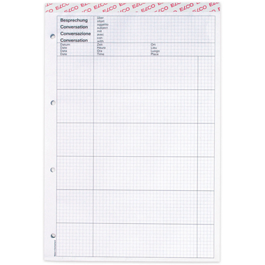 ELCO Besprechungsblock perf. A4 73516.19 hochweiss, 80g 80 Blatt