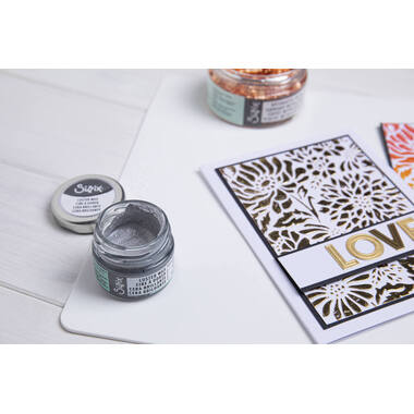 SIZZIX Glanzwachs 664811 Silber 20ml