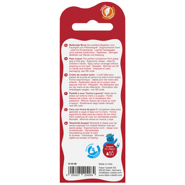 FABER-CASTELL Kreiden Birnen 120408 4 Farben