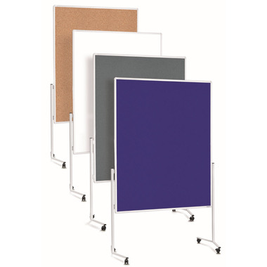 MAGNETOPLAN Lavagna Present. Feltro grigio 2111101 rigido 1200x1500mm