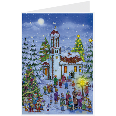 SELLMER Adventskalender 15x11cm 40144 Serie 400
