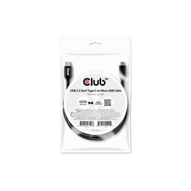 Club 3D Câble USB CAC-1526 USB-C - Micro-USB B 1 m