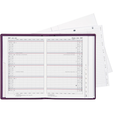 BIELLA Agenda Istanbul 2027 855715420027U 1M/2P violet ML 10.6x15.3cm