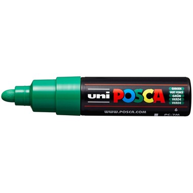 POSCA Marker 4.5-5.5mm PC-7M GREEN grün, Rundspitze
