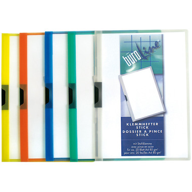 BÜROLINE Dossier à pince A4 667291 transparent