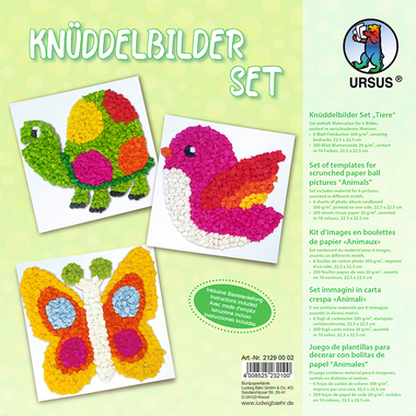 URSUS Kit d'images boulett. papier 21290002 Animaux
