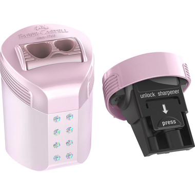 FABER-CASTELL doppio temperino 183990 RollOn Sparkle smistato