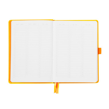 RHODIA Goalbook Notizbuch A5 118585C Hardcover gelb 240 S.