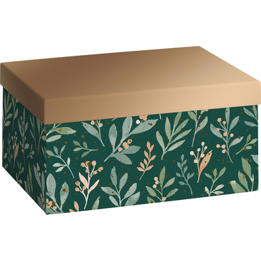 STEWO Geschenkbox Arona 2551505798 dunkelgrün 16.5x24x12cm