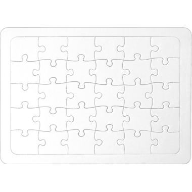 URSUS Puzzle blanco 21x29,7cm 8250000 blanc 30 pcs