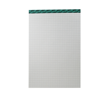 BÜROLINE Bloc bureau recycling A6 725273 quadrillé, 70g, 4mm 100 flls.