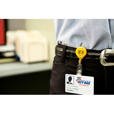 RIEFFEL SWITZERLAND Badge holder KB MBID GELB rosso