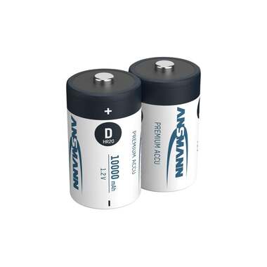 Ansmann Battery Type 8500 NiMH D 8500 mAh, 2 pieces