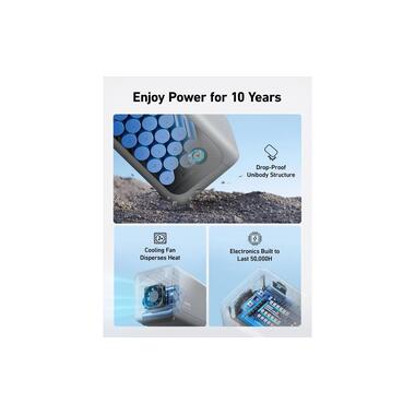 Anker Batterie supplémentaire Station d'alimentation SOLIX BP1000 1056 Wh
