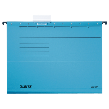 LEITZ Cartella sosp. Alpha A4 19853035 blu 5 pezzi
