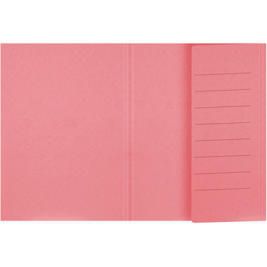 BIELLA Einlagemappe m. Klappe A4 25040145U rot 240g/m2 50 Stück