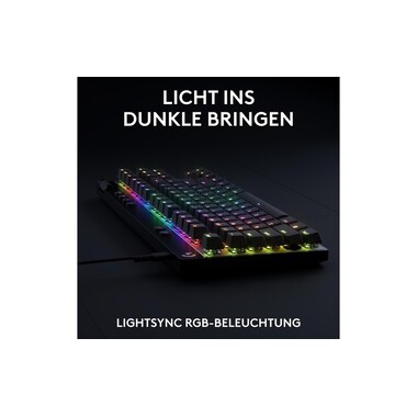 Logitech Clavier de gaming Pro X TKL Rapid Noir