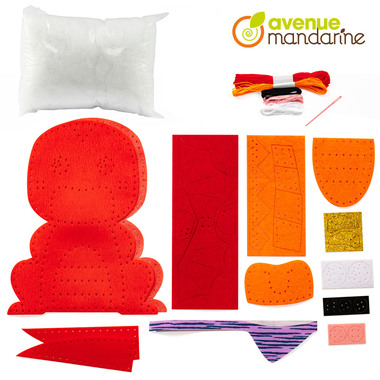 MANDARINE Kit de bricolage KC139C Littel Couz'In, Dragon