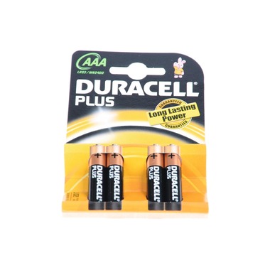 Duracell Batterie Plus Power AAA, 4 pezzi
