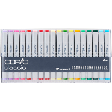COPIC Marker Classic 20075161 Set B, 72 Stück