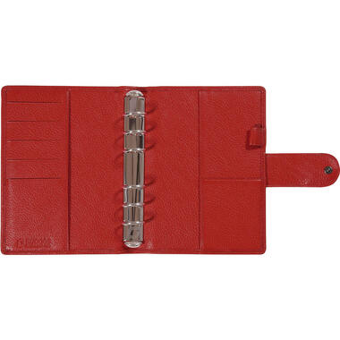 SUCCES Agenda Senior Ringbuch Cadiz 84536545U Leder rot 13x17.8cm