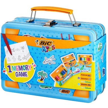 BIC Memory Game Kids 978221 Metal Box