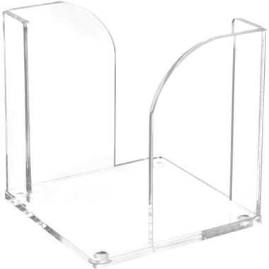 MAUL Zettelbox Acryl 102x109x102mm 19540 05 glasklar, ohne Zettel