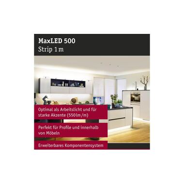 Paulmann LED-Stripe MaxLED 500 2700 K, 1 m Verlängerung