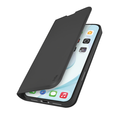 Étui portefeuille noir pour iPhone 17 | SBS