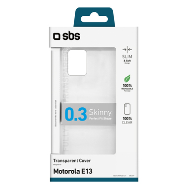 Cover in TPU traparente per Motorola Moto E13 | SBS