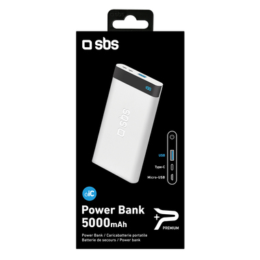 Powerbank à charge rapide avec Type C input