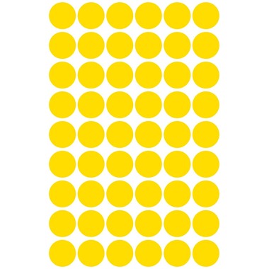AVERY ZWECKFORM Marqueurs 12mm 3144 jaune 270 pcs.
