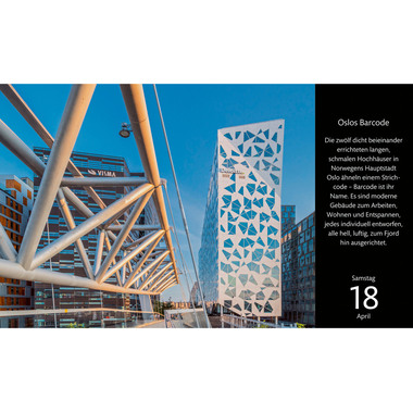 HARENBERG Tischkalender 2026 2763900+26 Reise um die Welt DE 23x17cm