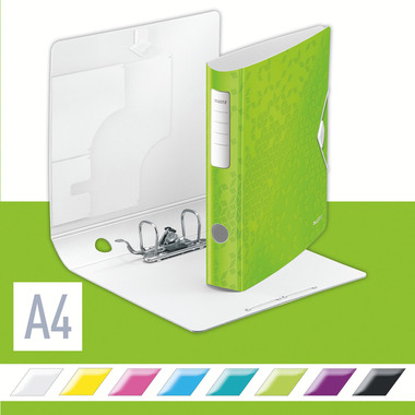 LEITZ Classeur WOW Active 180° 6.5cm 1107-00-54 vert A4