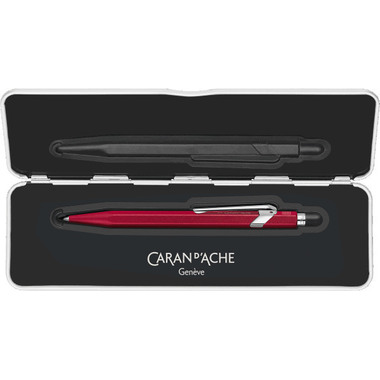 CARAN D'ACHE Stylo à bille 849 Colormat-X 849.585 rouge, Slimpack