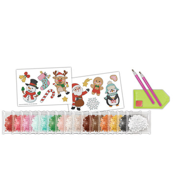 URSUS Diamond Sticker X-MAS 43500008 10x15 cm 2 Bogen