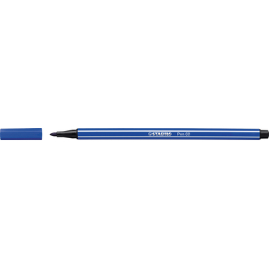 STABILO Penna Fibra 68 1mm 68/32 blu marino