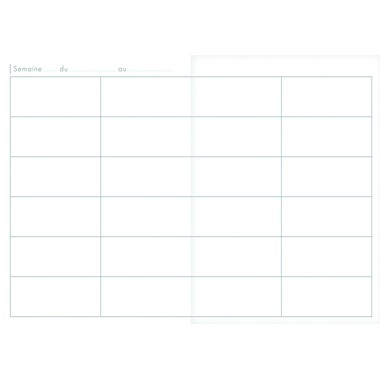 CLAIREFONTAINE Matris Agenda maître A4 9059 ligné francais 72 feuilles