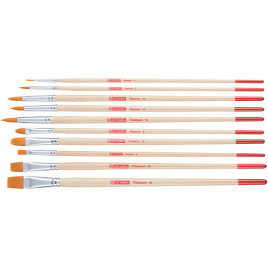 TALENS Set pennelli per olio e acryl 9099232M rotondo,piatta, gatto 10 pezzi