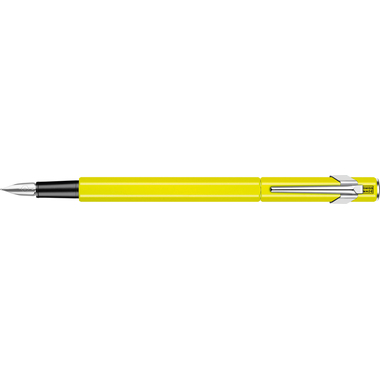 CARAN D'ACHE Penna stilografica 849 M 840.470 giallo fluo, laccato