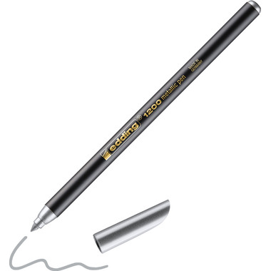 EDDING Metallic Color Pen 1200 1-3mm 1200-54 argento
