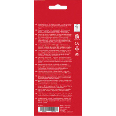 FABER-CASTELL Farbstift Kinder Aquarell 114413 12er Etui