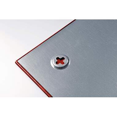 LEGAMASTER Glas-Magnettafel 7-104735 Colour rot, 40x60cm