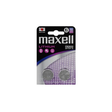 Maxell Europe LTD. Pila a bottone CR2032, 2 pezzi