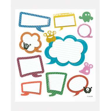 FOLIA Charming-Sticker 18204 Monster 2 Blatt/36 Stück