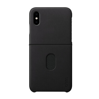 Coque rigide en cuir véritable pour iPhone XR