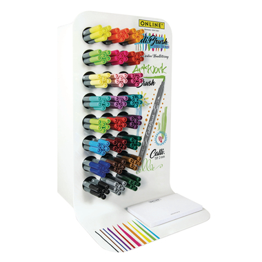 ONLINE Callibrush Pen Double Tip 2mm 19076 ass. 144 pezzi