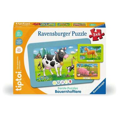 tiptoi 3 premiers puzzles: animaux de la ferme
