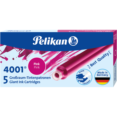PELIKAN Cartouche d'encre GTP/5 pink 5 pcs.