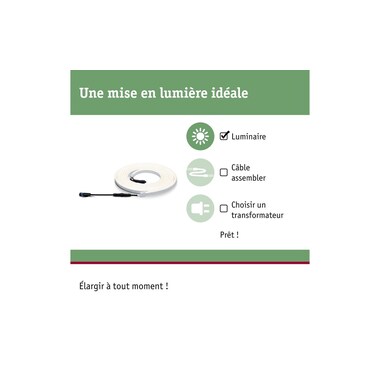 Paulmann LED-Stripe Plug & Shine Neon Light 3000 K, 5 m